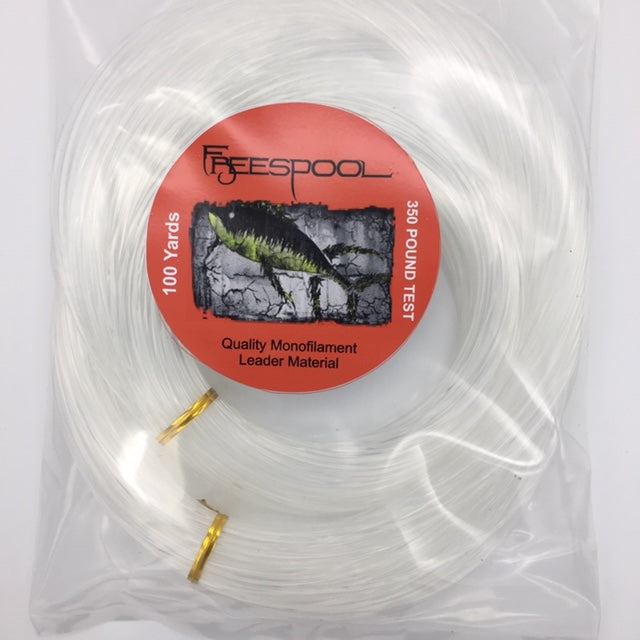 Bulk Coil Monofilament Leader 1.9mm Diameter 350 Pound Test (100 Yards – Freespool Gear