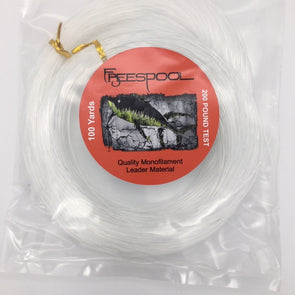 Bulk Coil Monofilament Leader 1.3mm Diameter 200 Pound Test (100 Yards)