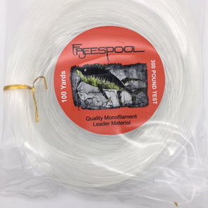 Bulk Coil Monofilament Leader 1.7mm Diameter 300 Pound Test (100 Yards)