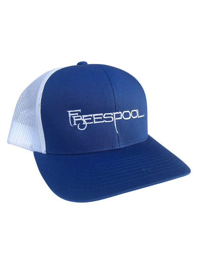 Freespool Snapback Logo Mesh Hat Blue