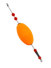 Oval Orange 2.5 Inch Weighted Sliding Cork