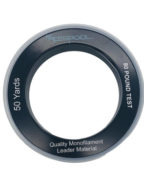 EZ-Spool Monofilament Leader 0.8mm Diameter 80 Pound Test (50 Yards)