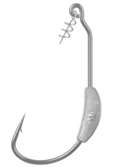 berkley weighted hook Weighted Spring Lock Black Nickel Hook (4 Pack) – Freespool Gear