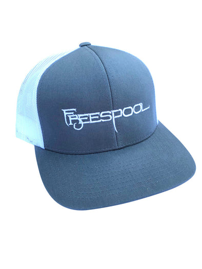Freespool Snapback Logo Mesh Hat Gray