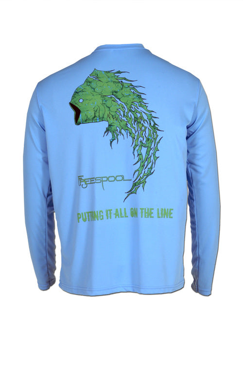 Dorado Performance Fishing Shirt - Columbia Blue – Freespool Gear